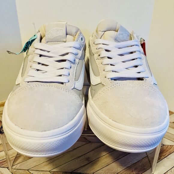 VANS Old Skool Overt Plus CC M 6.5 W 8 Sneakers Gray White ComfyCush VN0A7Q5ELGX - Picture 7 of 8
